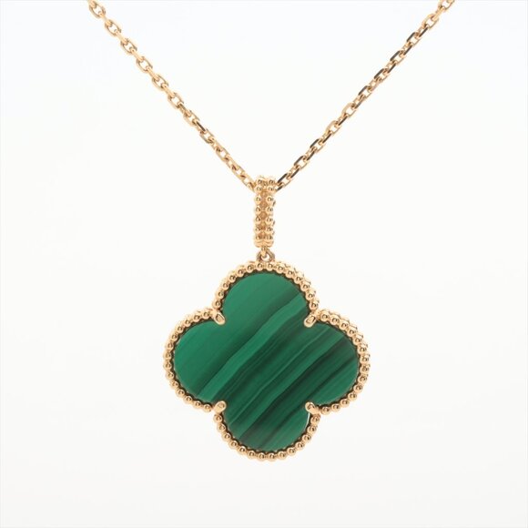Van Cleef & Arpels Magic Alhambra Malachite Pendant VCARO3MG00 - Picture 1 of 7